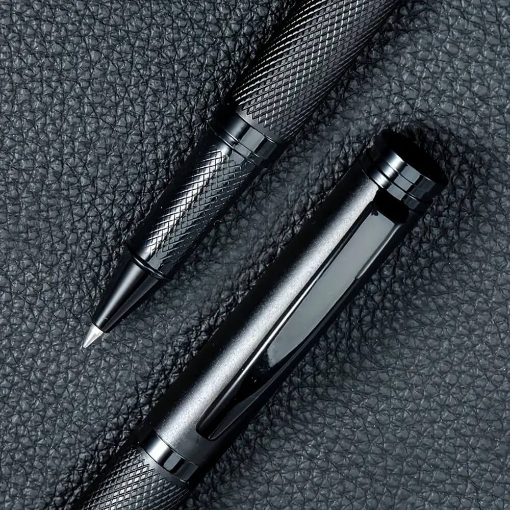 Custom Fountain Pen - Matte Black Rollerball for Professionals