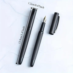 Custom Fountain Pen - Matte Black Rollerball for Professionals