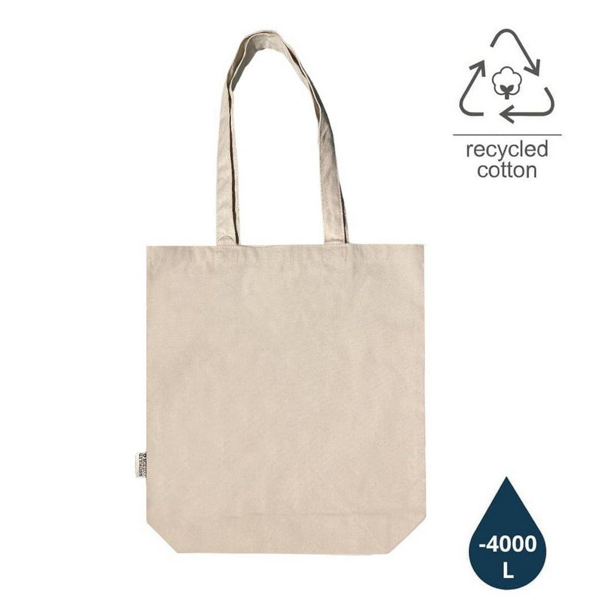 ABLAR Recycled Cotton Tote Bag - GRS Certified & Durable