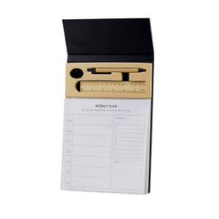 ACERRA A4 Weekly Planner - Includes Pen, Ruler & U Clips