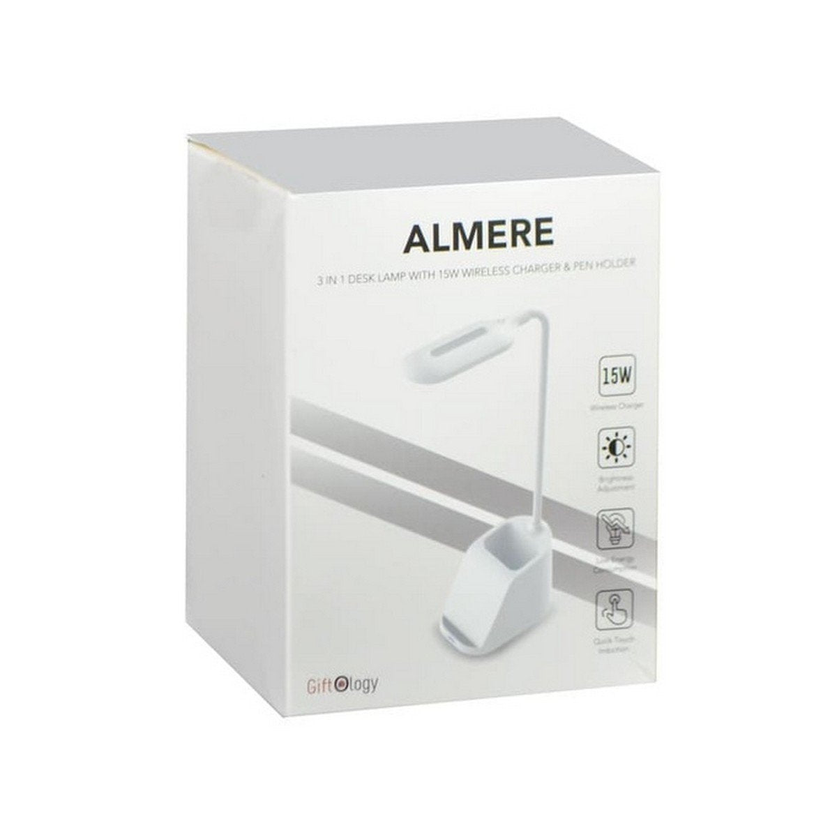 ALMERE 3-in-1 Desk Lamp with Wireless Charger & Pen Holder