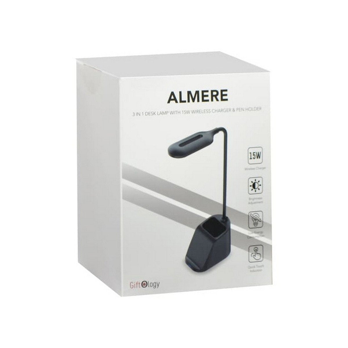 ALMERE 3-in-1 Desk Lamp with Wireless Charger & Pen Holder