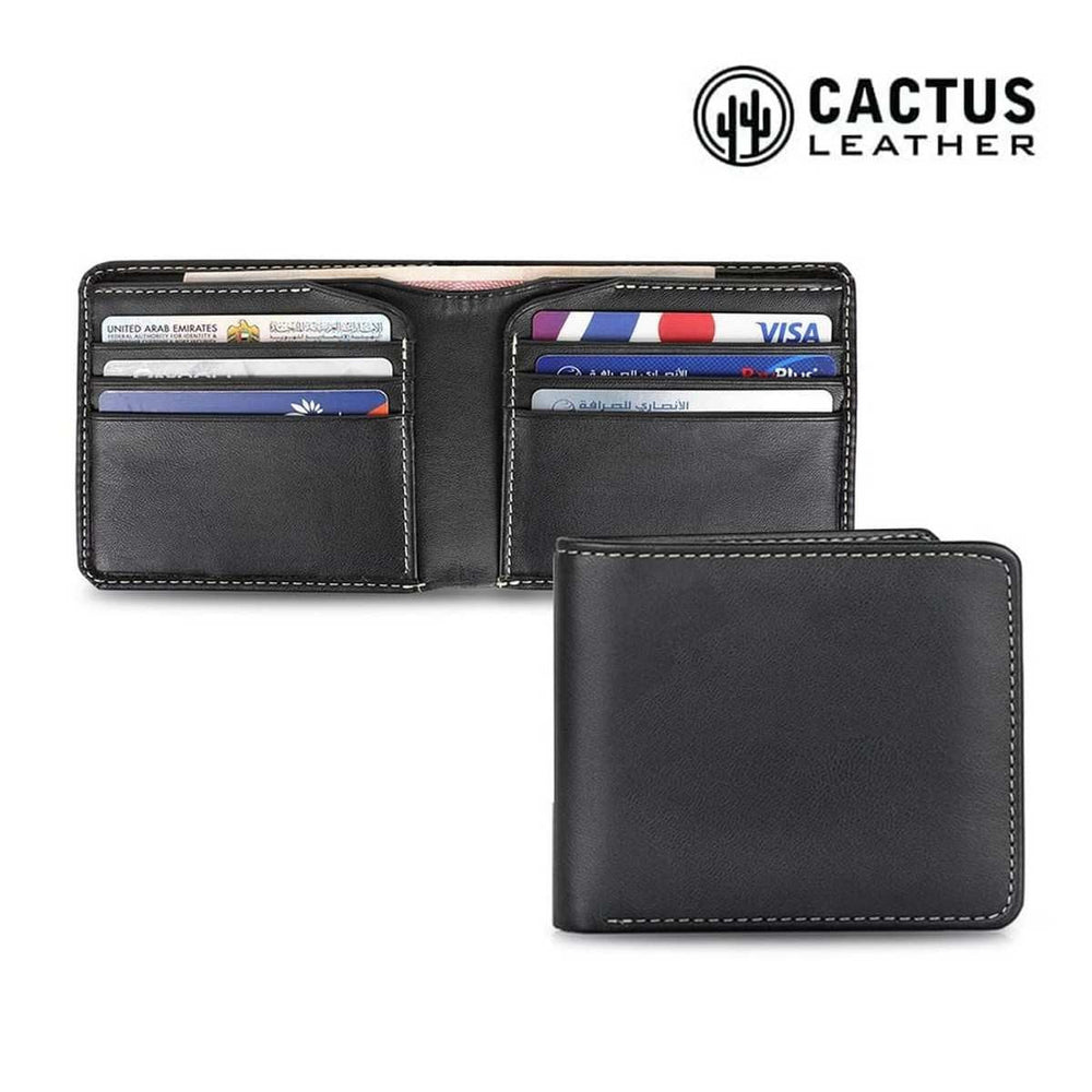 ANRAS Cactus Leather Wallet - Eco Neutral Men's Accessory
