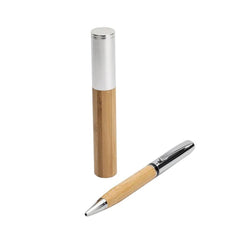 ATCA Metal Pen with Bamboo Barrel - Eco Neutral Design