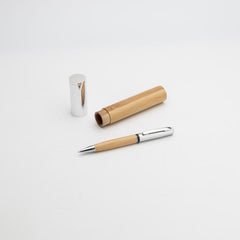 ATCA Metal Pen with Bamboo Barrel - Eco Neutral Design