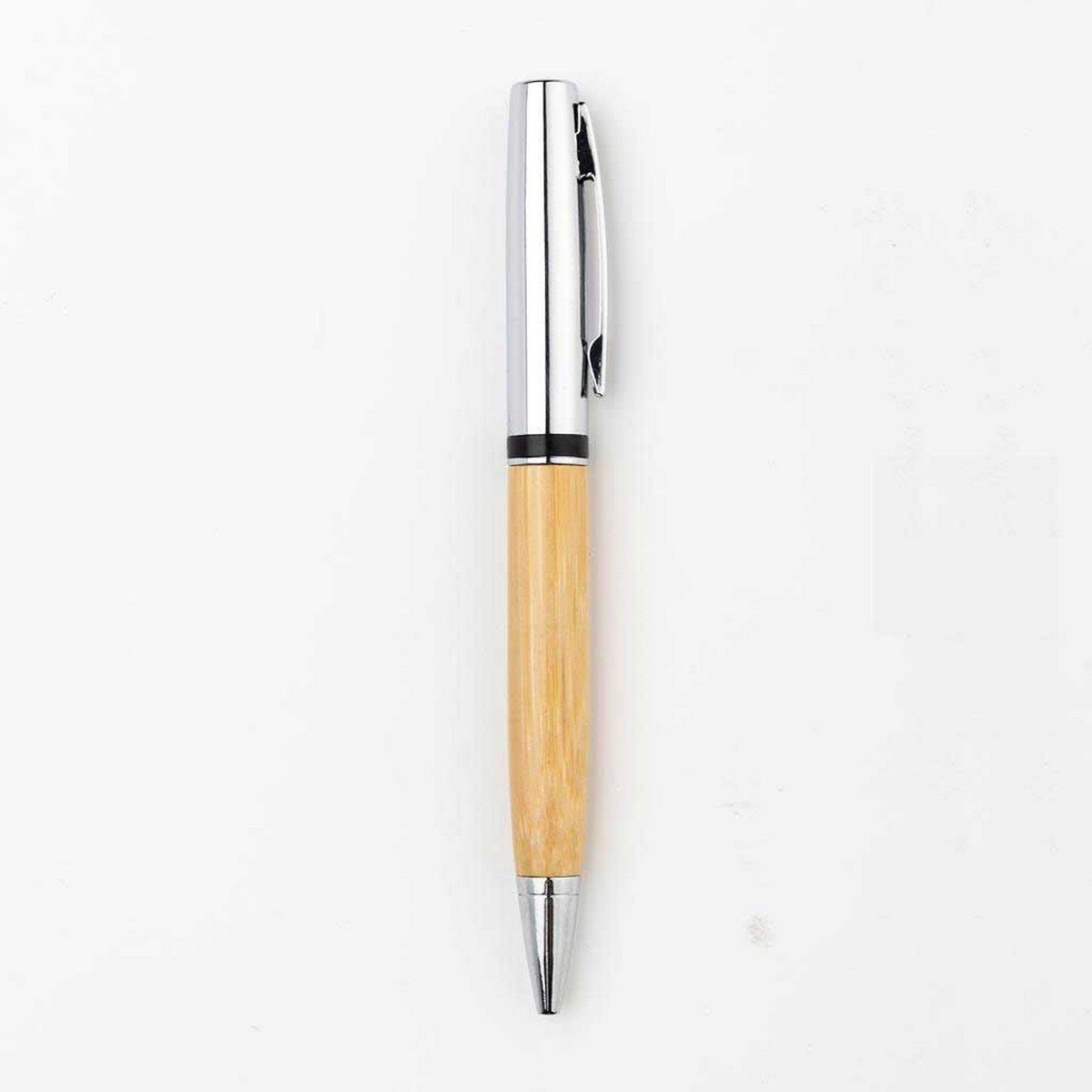ATCA Metal Pen with Bamboo Barrel - Eco Neutral Design