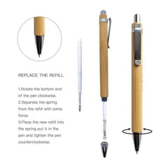 Bamboo Ballpoint Pen - Eco-Friendly and Sleek Design