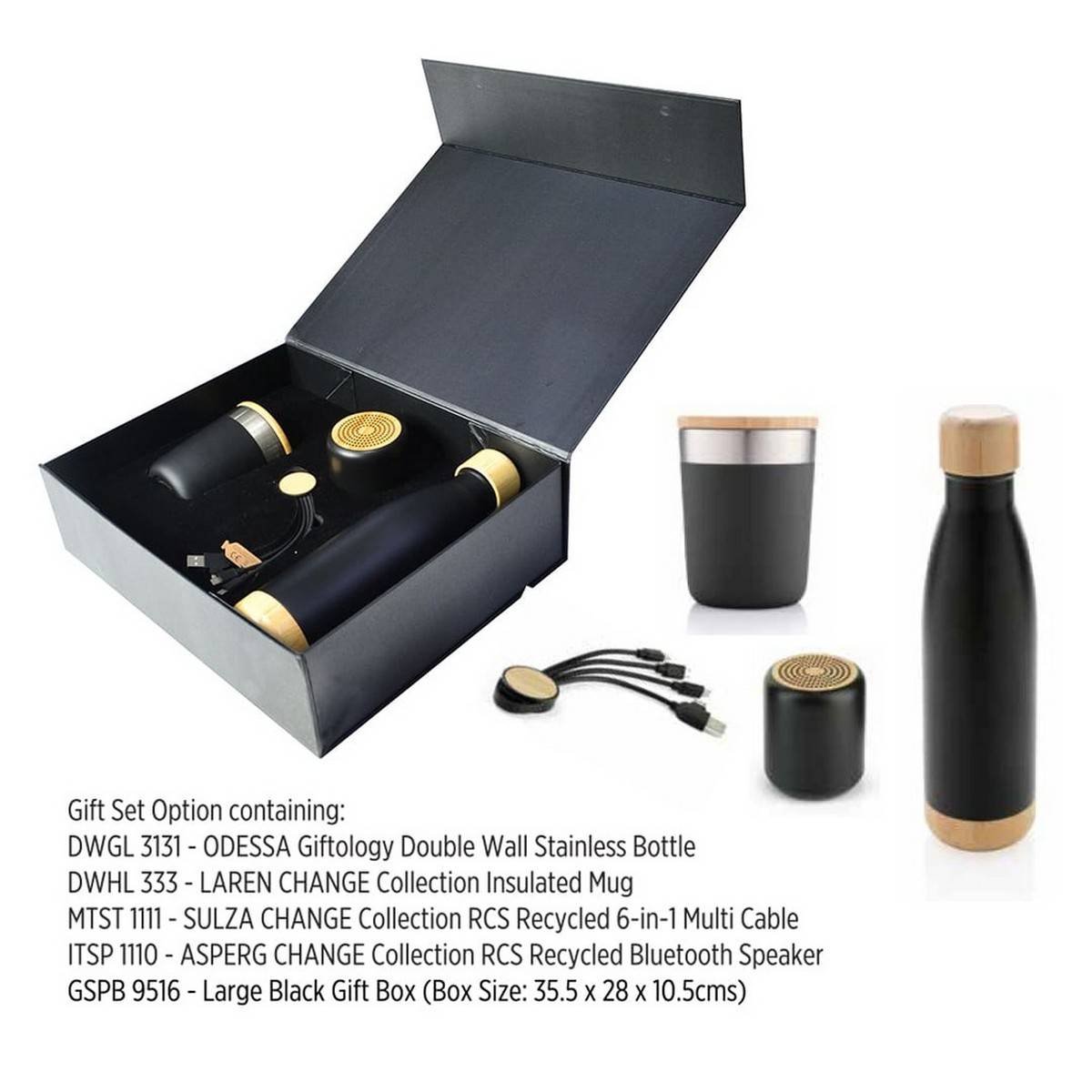 Bamboo Style Gift Set - Sustainable and Elegant