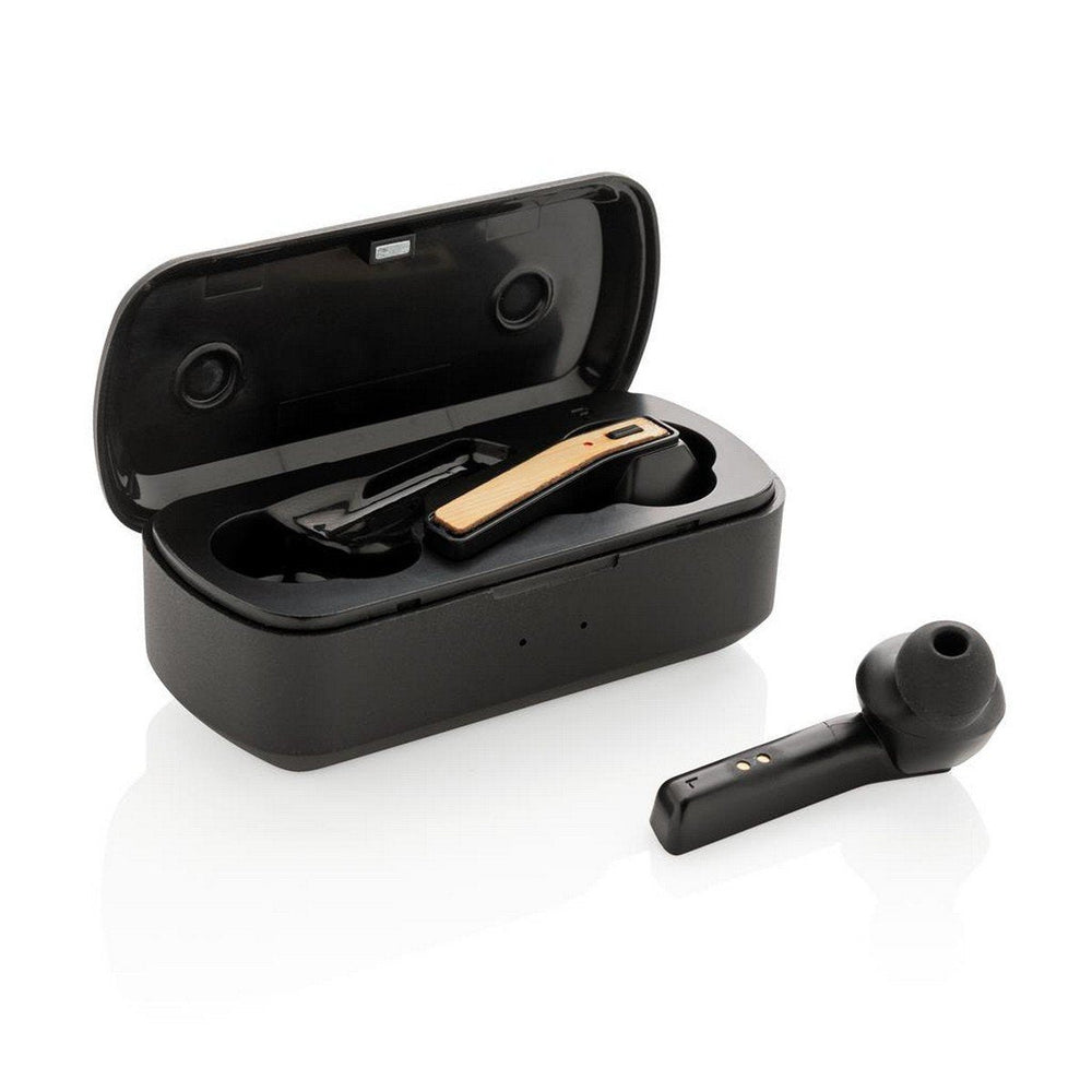BEBRA Bamboo Free Flow TWS Earbuds with Charging Case