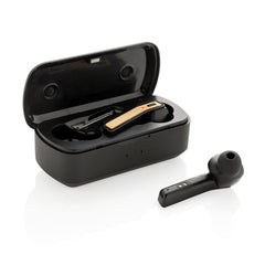 BEBRA Bamboo Free Flow TWS Earbuds with Charging Case