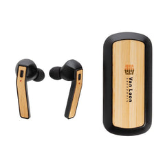 BEBRA Bamboo Free Flow TWS Earbuds with Charging Case