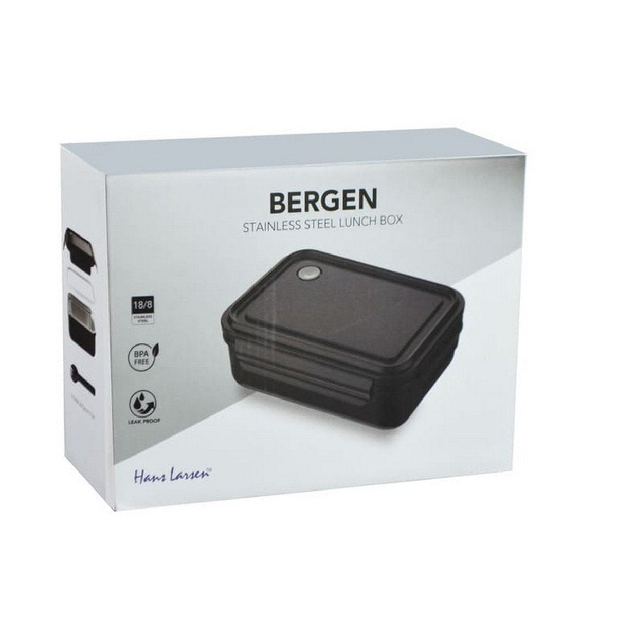 BERGEN Stainless Steel Lunch Box - 800ml by Hans Larsen