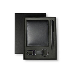 BIBURY Men's Gift Set - Wallet, Key Chain, and Pen