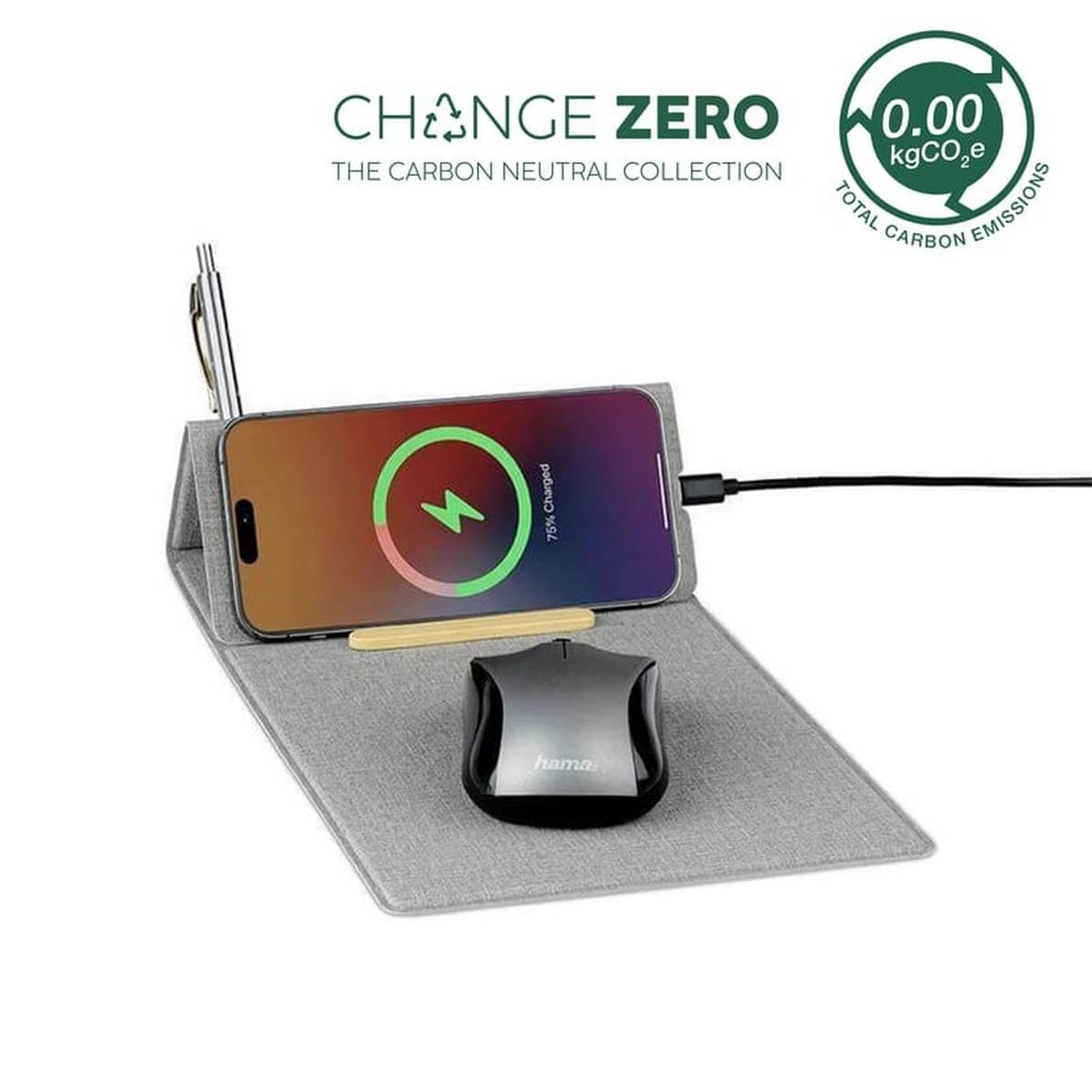 BLACE Recycled PU Wireless Mousepad & Desk Organizer - 15W