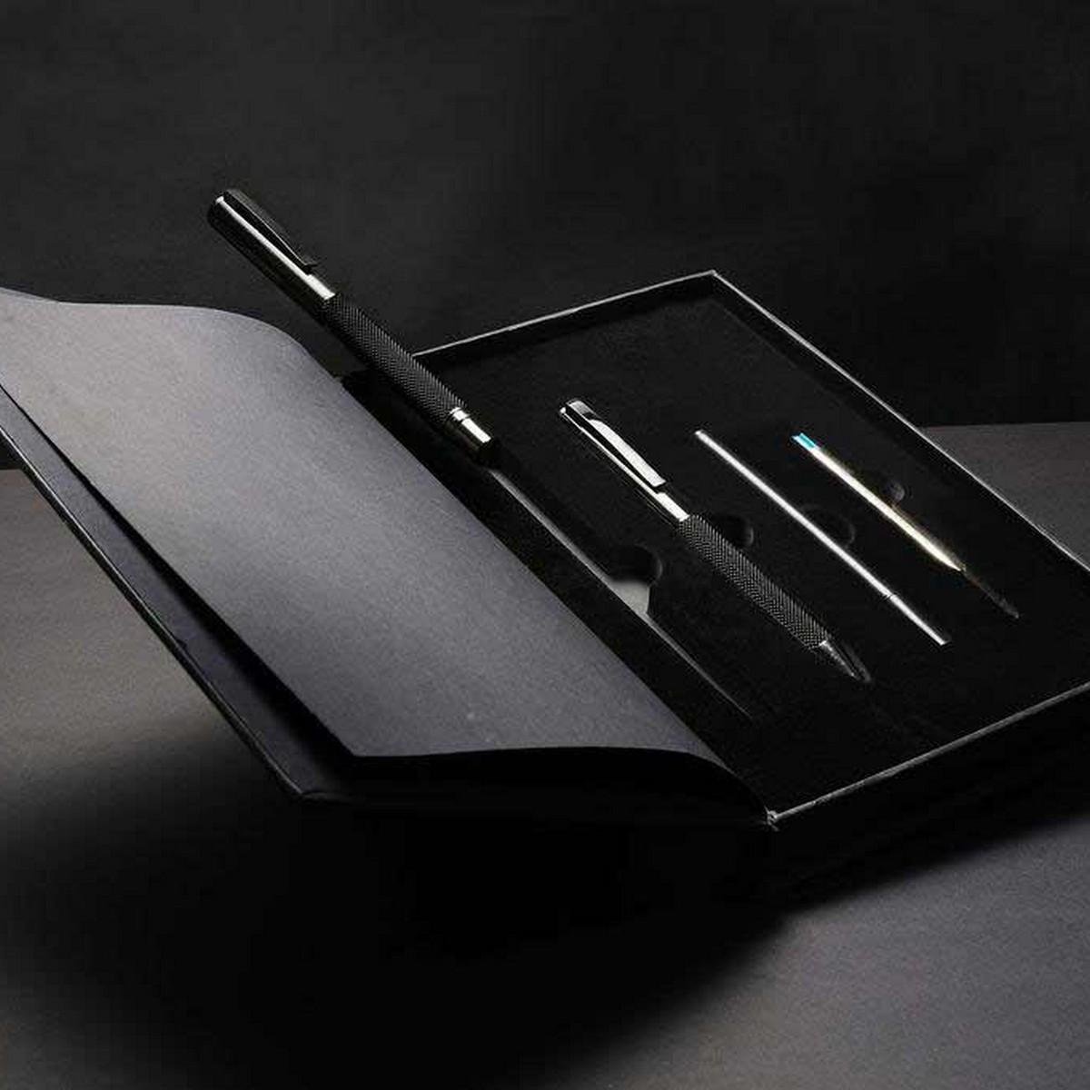 BLACK FOREST Premium Mesh Metal Pen Set - UMA Gift Edition