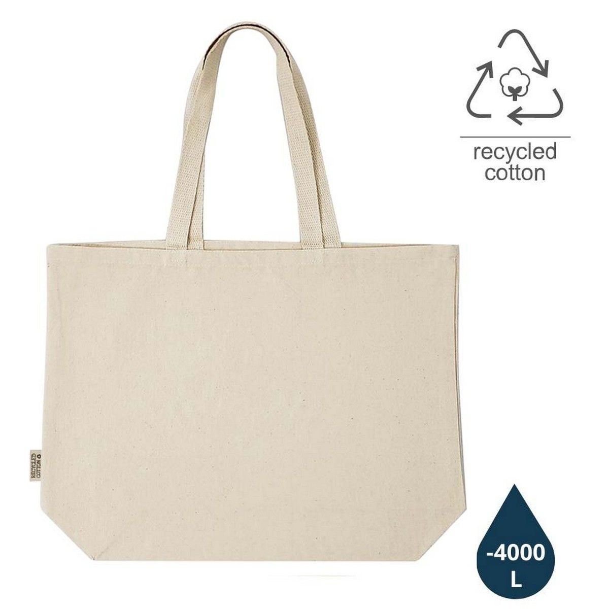 BORKUM Recycled Cotton Beach/Shopping Bag - GRS Certified