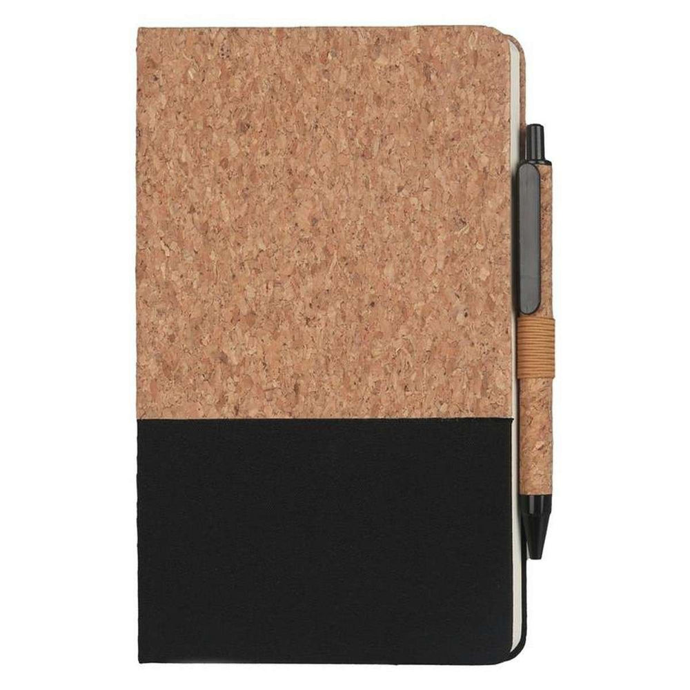 BORSA A5 Cork Fabric Notebook & Pen Set - Eco Neutral