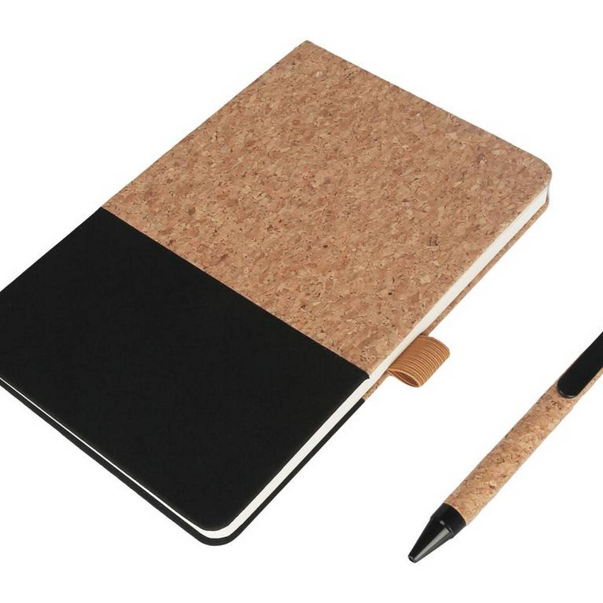 BORSA A5 Cork Fabric Notebook & Pen Set - Eco Neutral