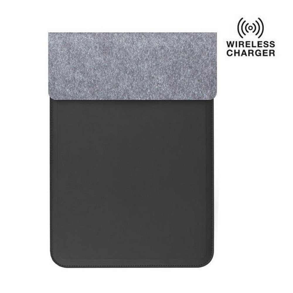 CAMDEN Felt Laptop Sleeve with 15W Magnetic Charger - 14"