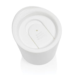 CELLE Classic Coffee Tumbler - White, Anti-Microbial