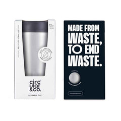 Circular Cup Recycled Stainless Steel - 12oz Coffee Mug