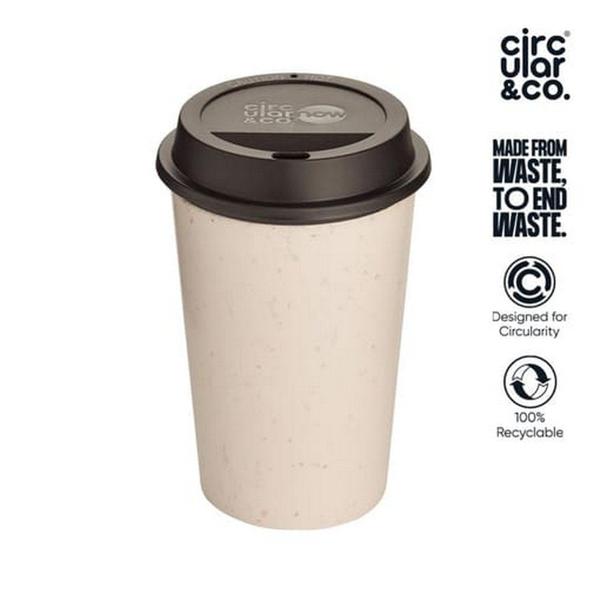 Circular NOW Cup 12oz - Sustainable & Stylish Coffee Cup