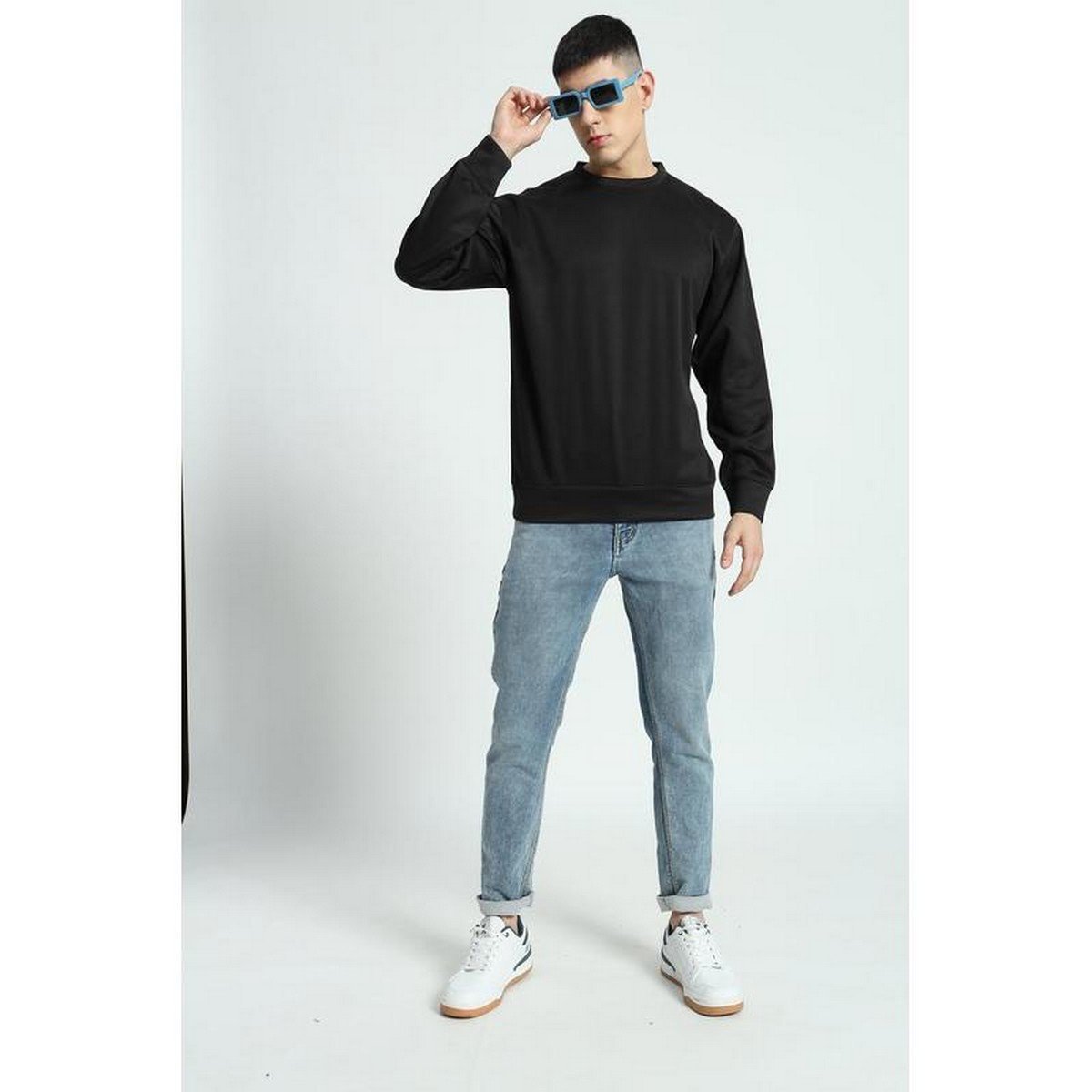 CREW Unisex Crewneck Fleece Sweatshirt by Santhome
