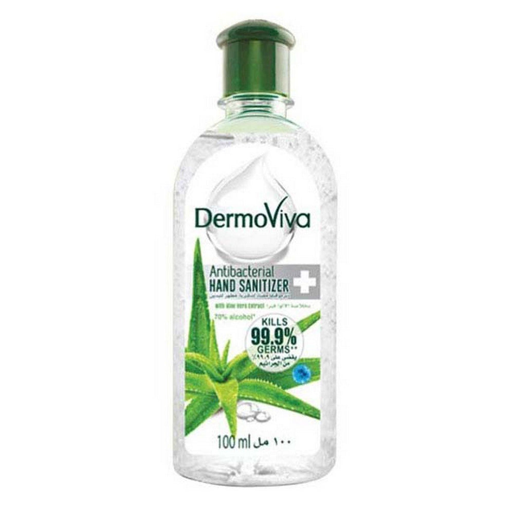 DermoViva Aloe Vera Hand Sanitizer - 100ml Bottle