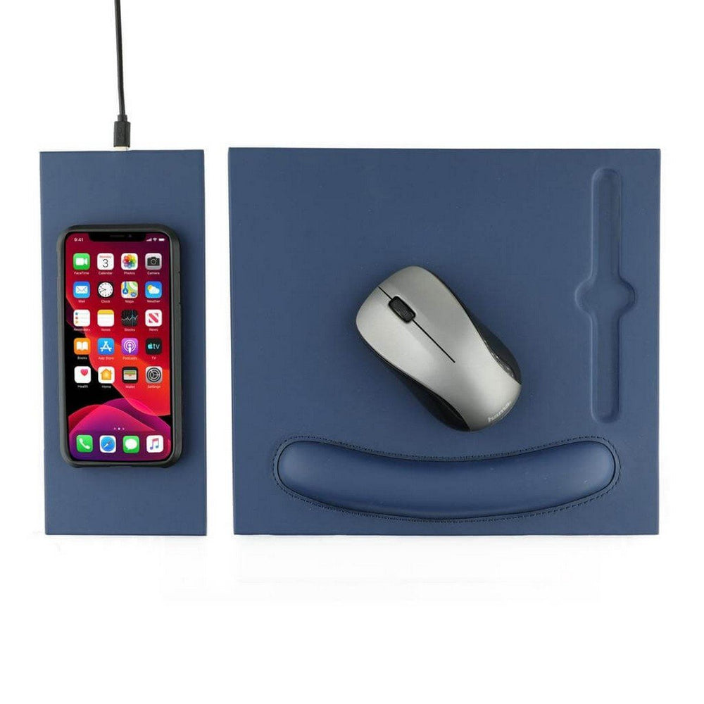DOBERAN 10W Wireless Charger PU Mouse Pad - @memorii Design