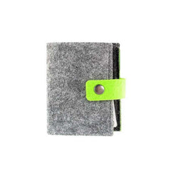 Eco Neutral Felt Card Holder - Stylish & Sustainable