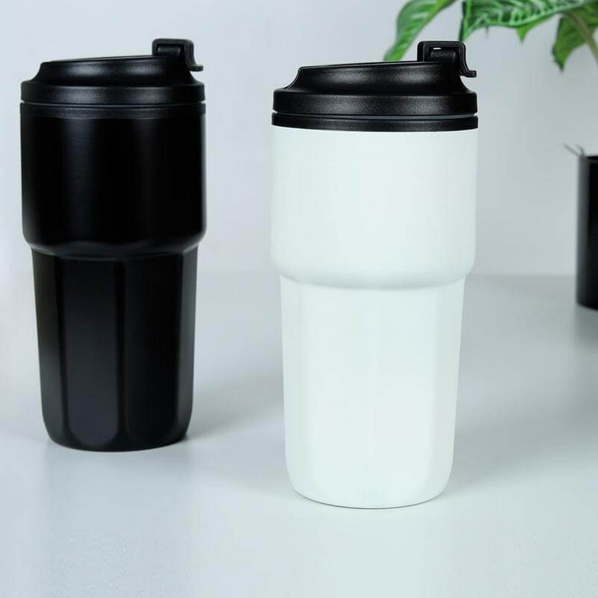 KAVALA Double Wall Travel Mug - 500ml Steel/PP Design