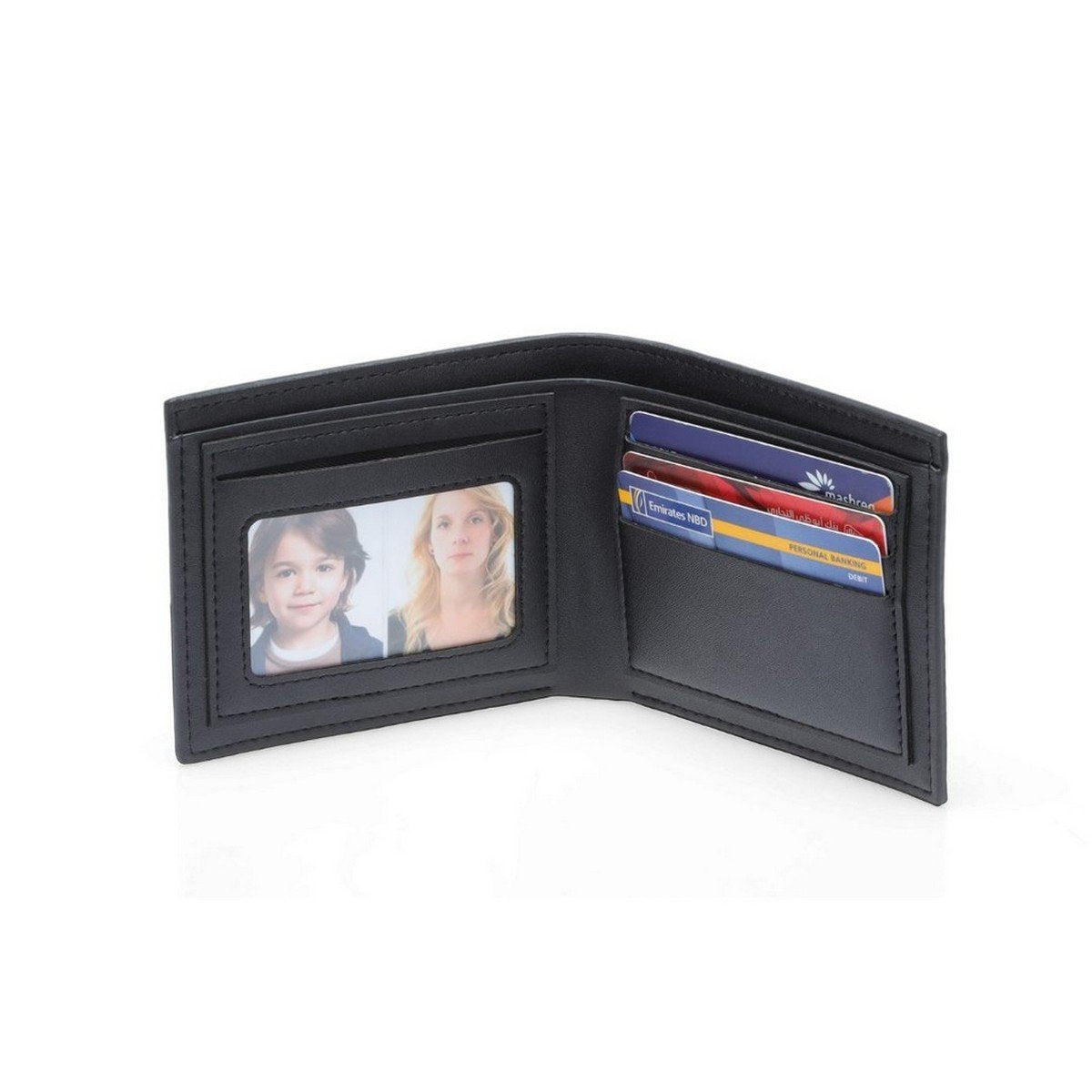 KEMI Compact Bifold PU Wallet for Men - Sleek Design