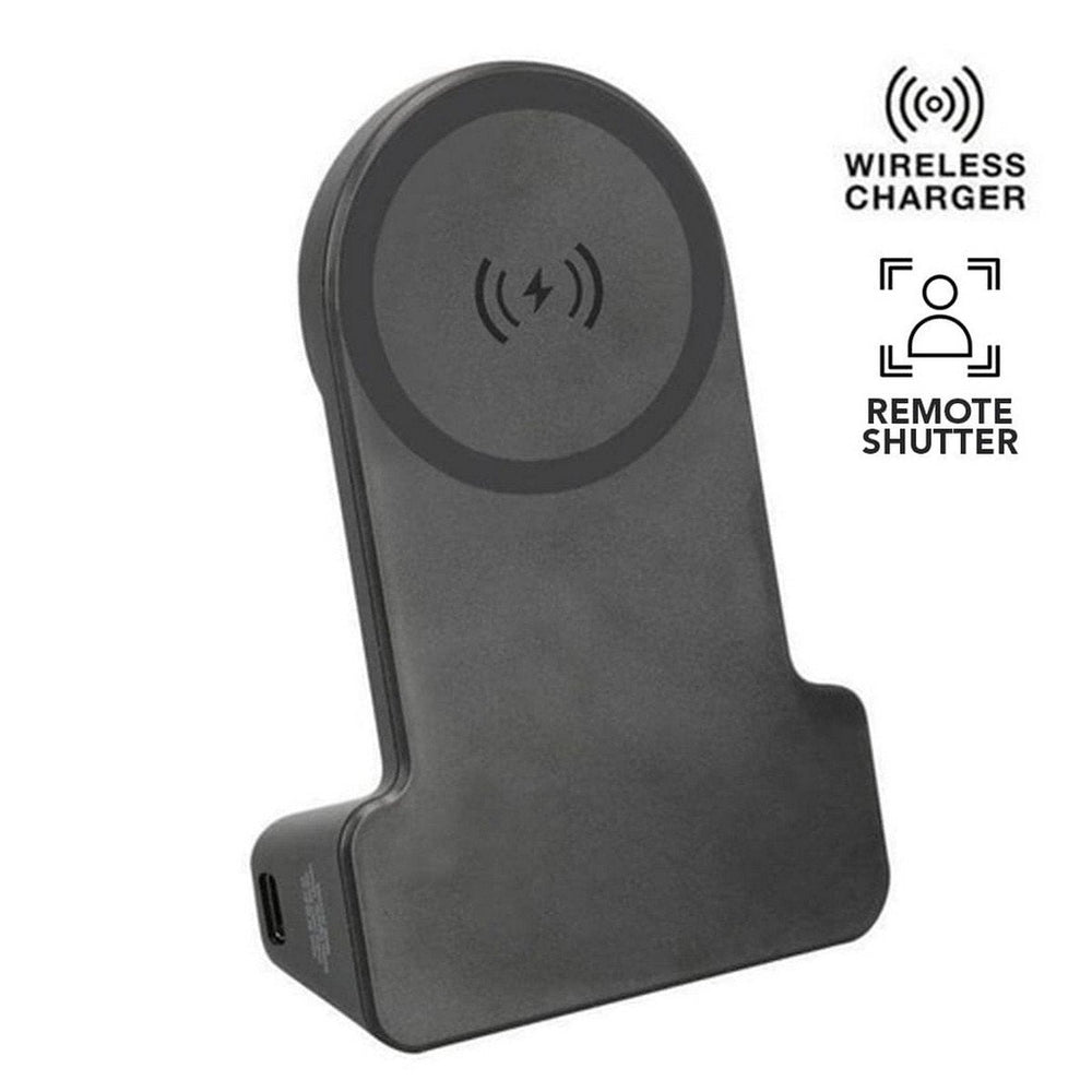 KORMAN Magnetic Phone Stand with Wireless Charger & Remote