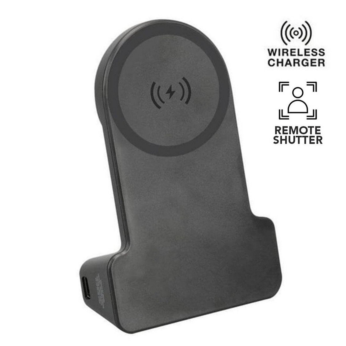 KORMAN Magnetic Phone Stand with Wireless Charger & Remote