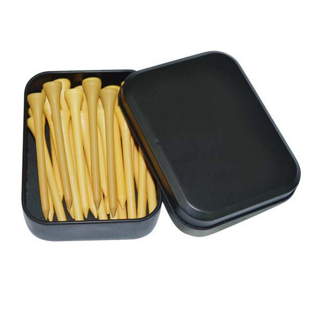 KRANJI Set of 30 Golf Tees in Tin Box - Perfect Golf Gift
