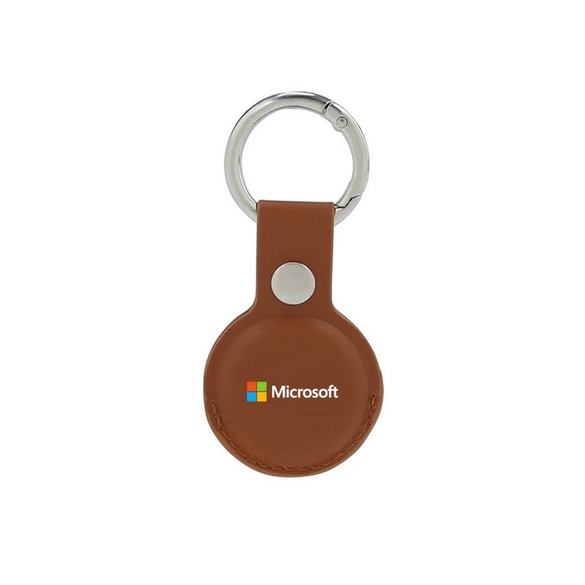 LEEVI PU Keychain with Santhome Tag Pocket - Premium Design