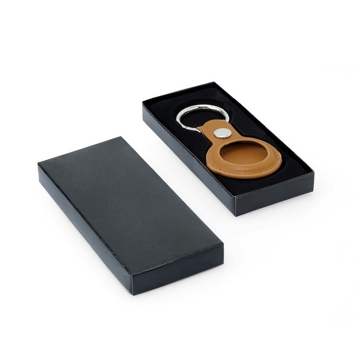 LEEVI PU Keychain with Santhome Tag Pocket - Premium Design