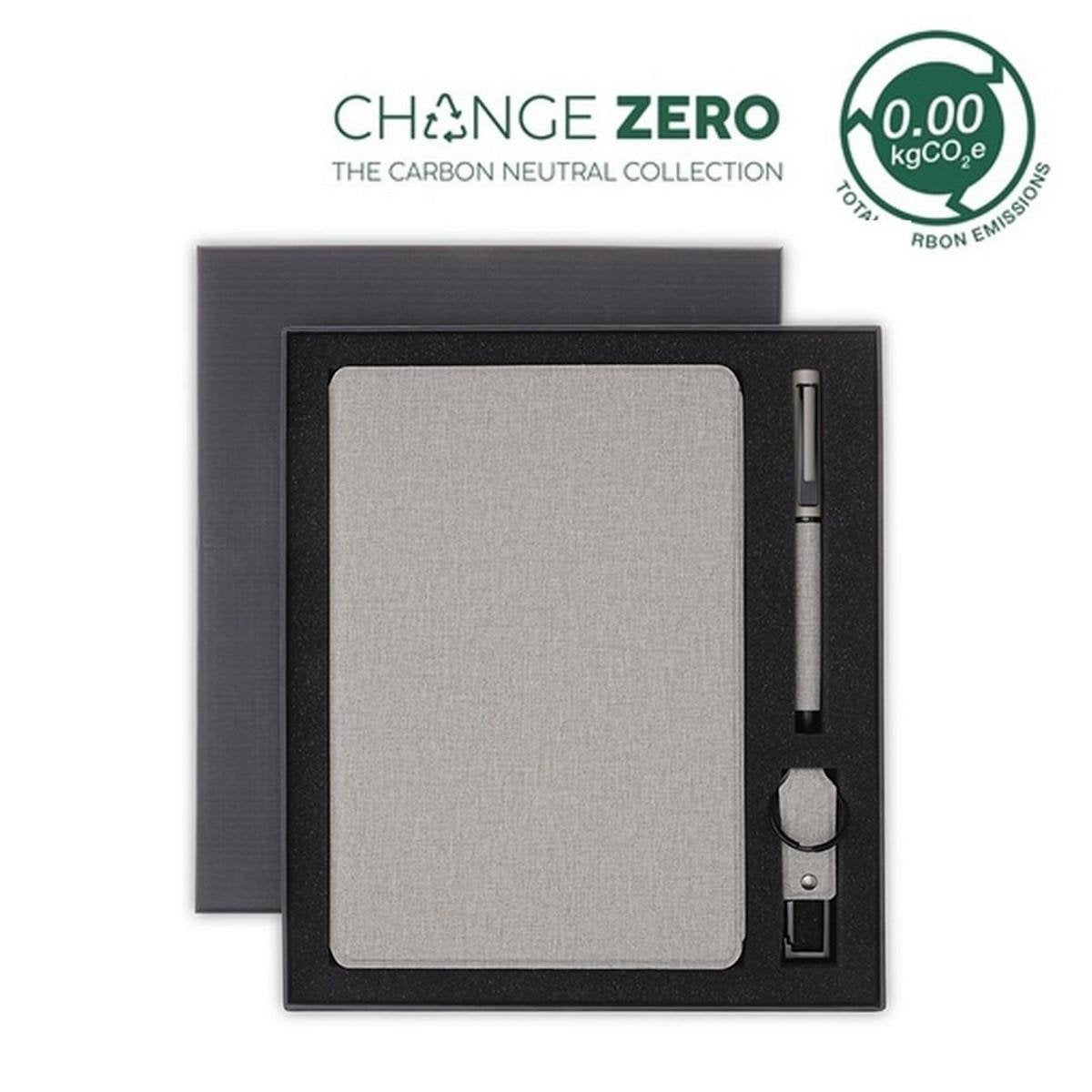 LENZEN Sustainable Gift Set - Notebook, Pen & USB Keychain