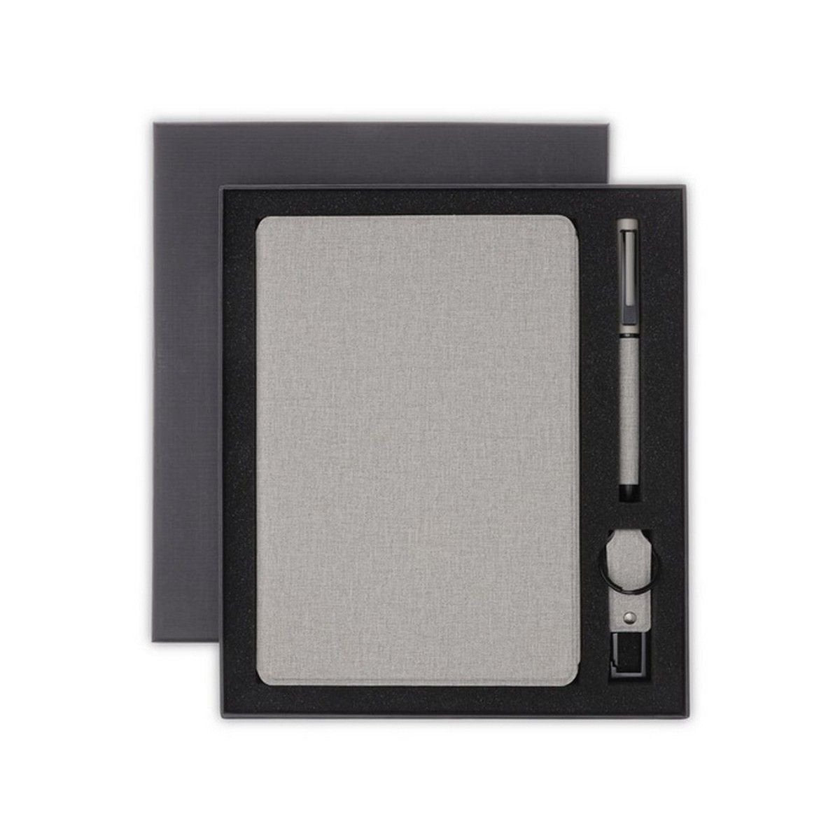 LENZEN Sustainable Gift Set - Notebook, Pen & USB Keychain