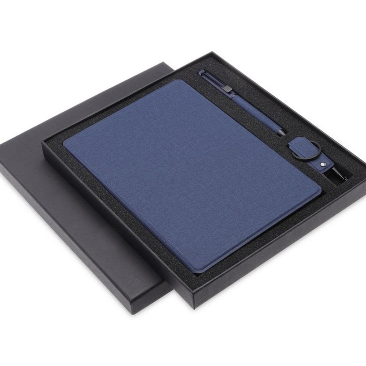LENZEN Sustainable Gift Set - Notebook, Pen & USB Keychain