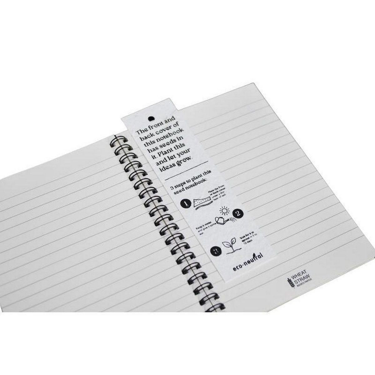 LUGO Seed Paper Spiral Notebook - Eco Neutral® Handmade