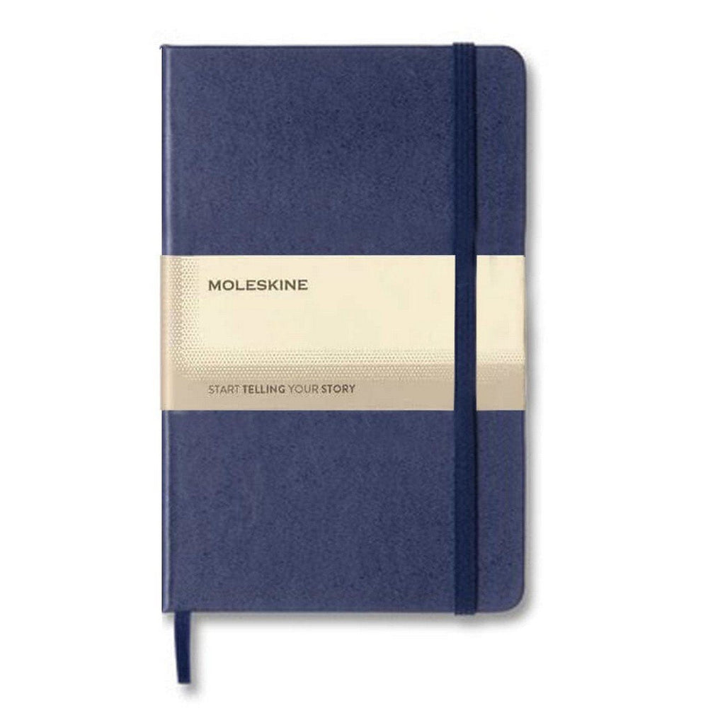 Moleskine Classic Medium Notebook - Ruled Hard Cover, Prussian