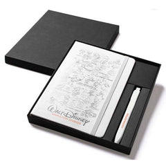 Moleskine Large Notebook & Go Pen Set - Navy Blue Classic