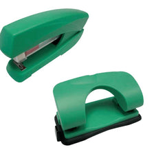 Poomo Stapler & Punch Set - Compact Office Essentials