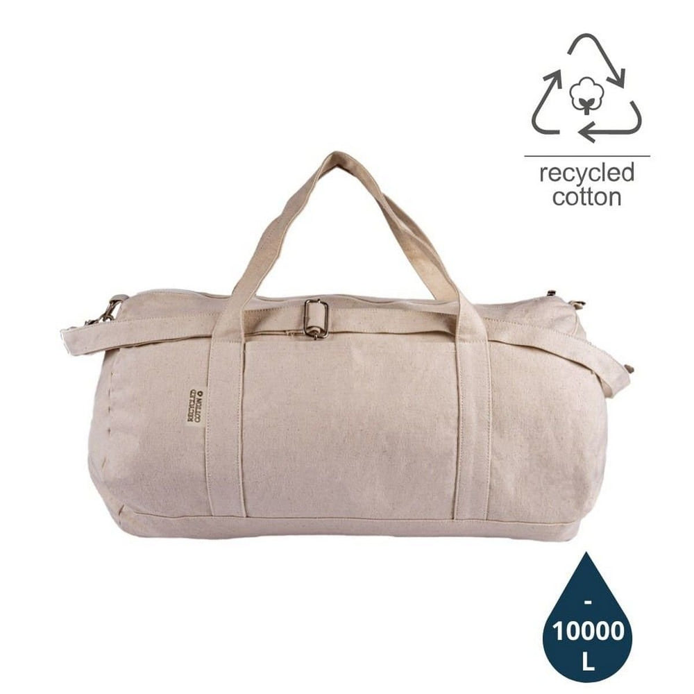 PUEBLA Recycled Cotton Duffel/Gym Bag - GRS Certified