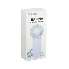 RAFINA Portable Desk/Hand Fan - Battery-Operated Cooling