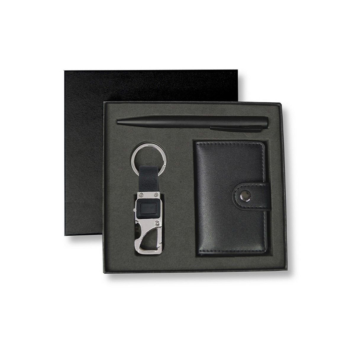 REINE RFID Card Holder, Key Chain, and Pen Set