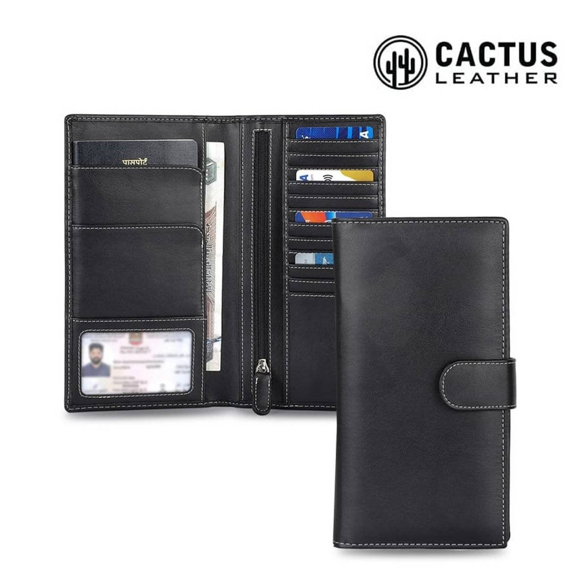RINN Cactus Leather Travel Wallet - Eco Neutral® Design