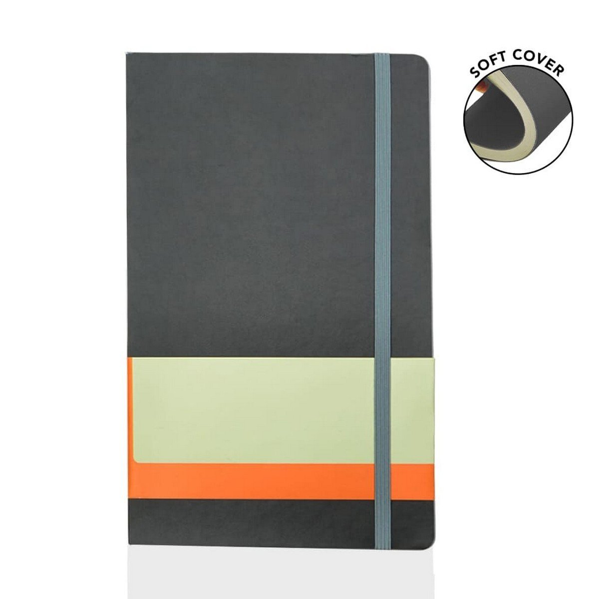 RULBUK Softcover A5 Notebook - Ruled Design by Santhome