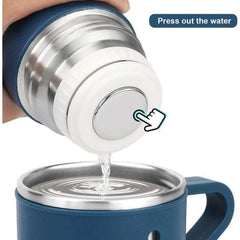 SAFFLE Gift Set - Vacuum Flask & Two Cups for Families
